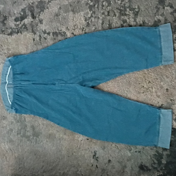 Women's Cargo Denim Bandeau Jumpsuit - Picture 6 of 10